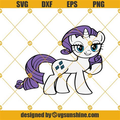 Download 226+ My Little Pony Rarity Cute Cricut SVG